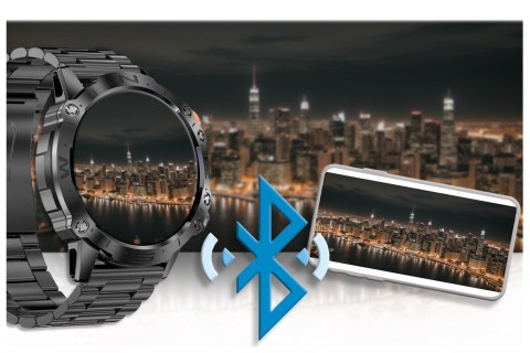 SMARTWATCH MĘSKI GRAVITY GT20-1 - AMOLED, DODATKOWY PASEK (sg024a) Gravity