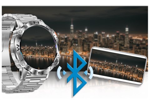 SMARTWATCH MĘSKI GRAVITY GT20-2 - AMOLED, DODATKOWY PASEK (sg024b) Gravity