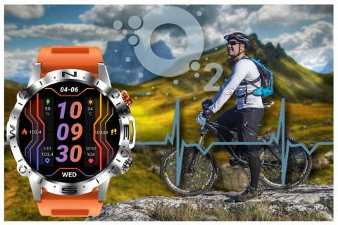 SMARTWATCH MĘSKI GRAVITY GT20-4 - AMOLED, DODATKOWY PASEK (sg024d) Gravity