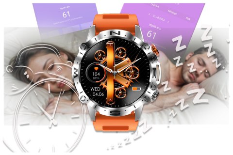 SMARTWATCH MĘSKI GRAVITY GT20-4 - AMOLED, DODATKOWY PASEK (sg024d) Gravity
