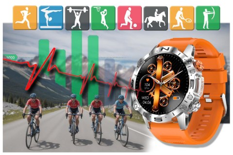 SMARTWATCH MĘSKI GRAVITY GT20-4 - AMOLED, DODATKOWY PASEK (sg024d) Gravity