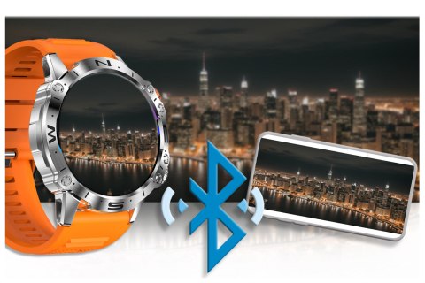SMARTWATCH MĘSKI GRAVITY GT20-4 - AMOLED, DODATKOWY PASEK (sg024d) Gravity