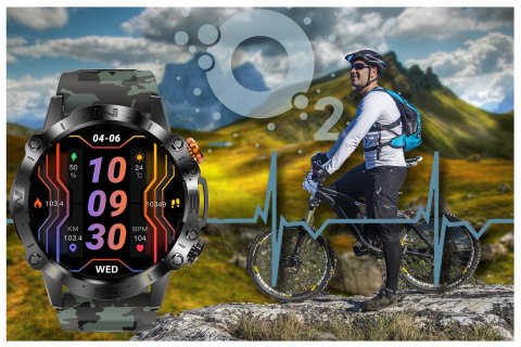 SMARTWATCH MĘSKI GRAVITY GT20-6 - AMOLED, DODATKOWY PASEK (sg024f) Gravity