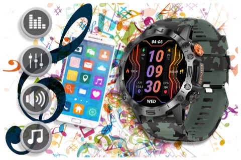 SMARTWATCH MĘSKI GRAVITY GT20-6 - AMOLED, DODATKOWY PASEK (sg024f) Gravity