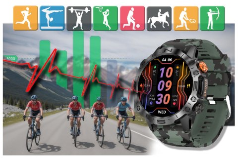 SMARTWATCH MĘSKI GRAVITY GT20-6 - AMOLED, DODATKOWY PASEK (sg024f) Gravity