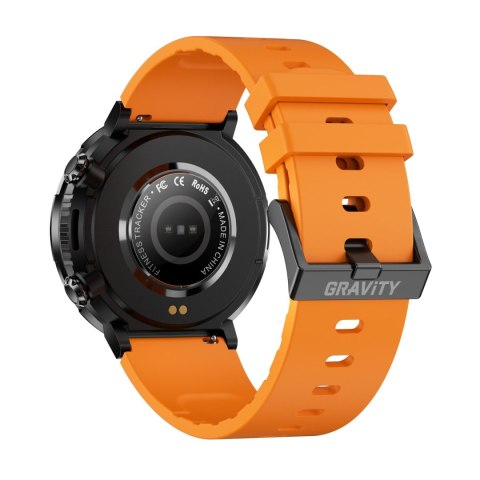 SMARTWATCH MĘSKI GRAVITY GT21-2 - BLUETOOTH CALL, DODATKOWY PASEK (sg025b) Gravity