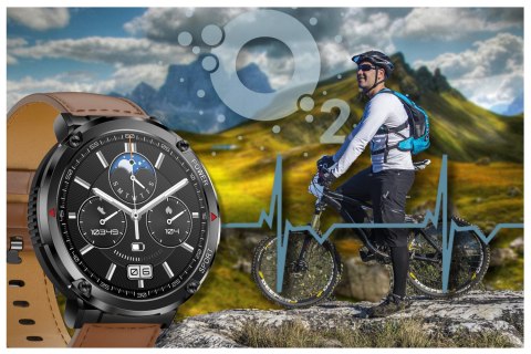SMARTWATCH MĘSKI GRAVITY GT21-4 - BLUETOOTH CALL, DODATKOWY PASEK (sg025d) Gravity