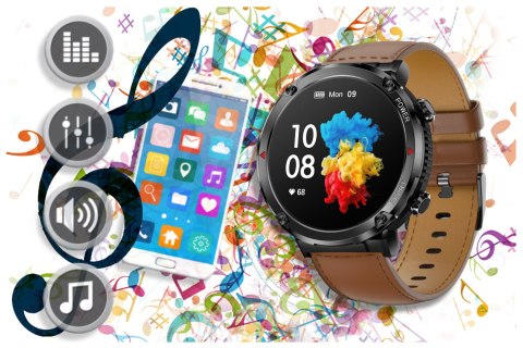SMARTWATCH MĘSKI GRAVITY GT21-4 - BLUETOOTH CALL, DODATKOWY PASEK (sg025d) Gravity