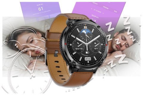 SMARTWATCH MĘSKI GRAVITY GT21-4 - BLUETOOTH CALL, DODATKOWY PASEK (sg025d) Gravity