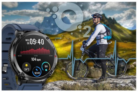 SMARTWATCH MĘSKI GRAVITY GT21-5 - BLUETOOTH CALL, DODATKOWY PASEK (sg025e) Gravity