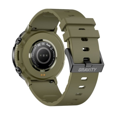 SMARTWATCH MĘSKI GRAVITY GT21-7 - BLUETOOTH CALL, DODATKOWY PASEK (sg025g) Gravity