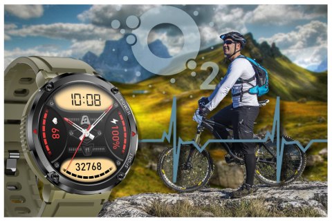SMARTWATCH MĘSKI GRAVITY GT21-7 - BLUETOOTH CALL, DODATKOWY PASEK (sg025g) Gravity