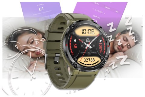 SMARTWATCH MĘSKI GRAVITY GT21-7 - BLUETOOTH CALL, DODATKOWY PASEK (sg025g) Gravity