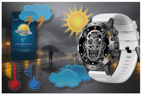SMARTWATCH MĘSKI GRAVITY GT9-10 - WYKONYWANIE POŁĄCZEŃ, CIŚNIENIOMIERZ (sg021j) Gravity
