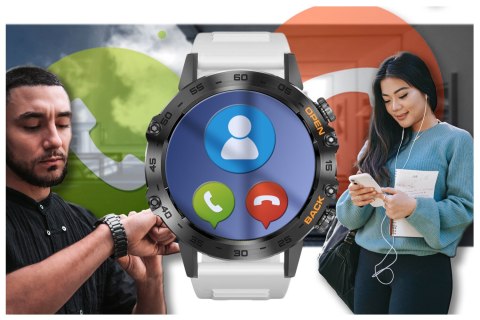 SMARTWATCH MĘSKI GRAVITY GT9-10 - WYKONYWANIE POŁĄCZEŃ, CIŚNIENIOMIERZ (sg021j) Gravity