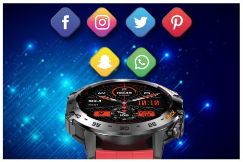 SMARTWATCH MĘSKI GRAVITY GT9-11 - WYKONYWANIE POŁĄCZEŃ, CIŚNIENIOMIERZ (sg021k) Gravity