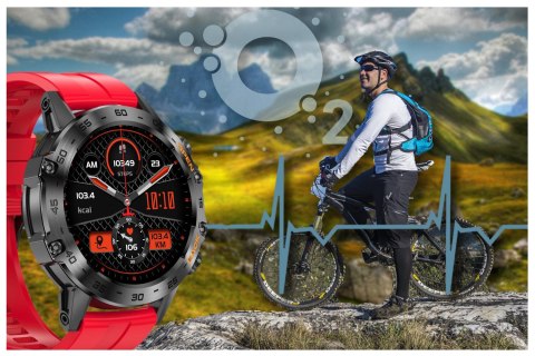 SMARTWATCH MĘSKI GRAVITY GT9-11 - WYKONYWANIE POŁĄCZEŃ, CIŚNIENIOMIERZ (sg021k) Gravity