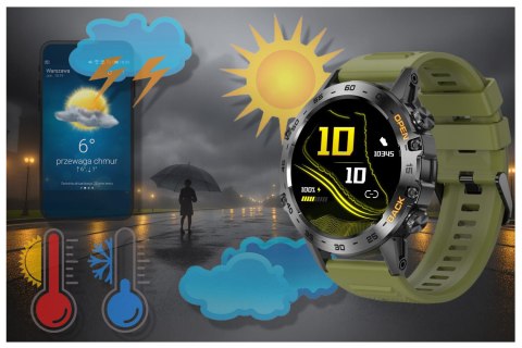 SMARTWATCH MĘSKI GRAVITY GT9-12 - WYKONYWANIE POŁĄCZEŃ, CIŚNIENIOMIERZ (sg021l) Gravity
