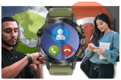 SMARTWATCH MĘSKI GRAVITY GT9-12 - WYKONYWANIE POŁĄCZEŃ, CIŚNIENIOMIERZ (sg021l) Gravity