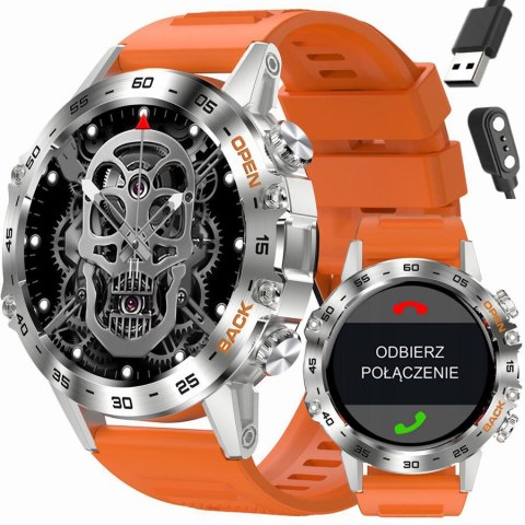 SMARTWATCH MĘSKI GRAVITY GT9-9- WYKONYWANIE POŁĄCZEŃ, CIŚNIENIOMIERZ (sg021i) Gravity