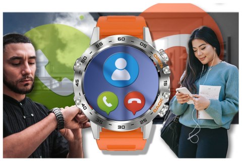 SMARTWATCH MĘSKI GRAVITY GT9-9- WYKONYWANIE POŁĄCZEŃ, CIŚNIENIOMIERZ (sg021i) Gravity