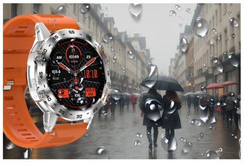 SMARTWATCH MĘSKI GRAVITY GT9-9- WYKONYWANIE POŁĄCZEŃ, CIŚNIENIOMIERZ (sg021i) Gravity