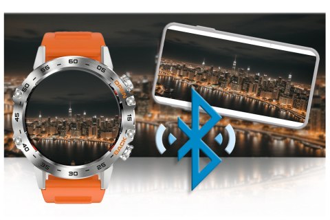 SMARTWATCH MĘSKI GRAVITY GT9-9- WYKONYWANIE POŁĄCZEŃ, CIŚNIENIOMIERZ (sg021i) Gravity