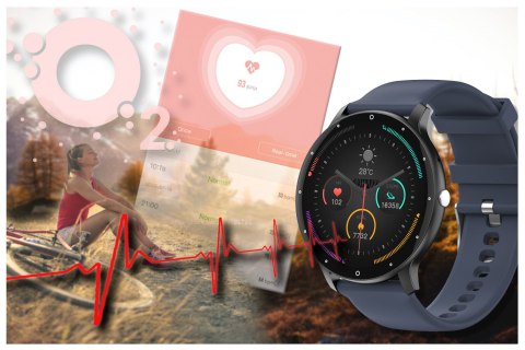 SMARTWATCH UNISEX GRAVITY GT1-1 PRO - ROZMOWY BLUETOOTH, DODATKOWY PASEK (sg027a) Gravity