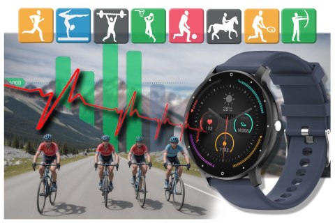 SMARTWATCH UNISEX GRAVITY GT1-1 PRO - ROZMOWY BLUETOOTH, DODATKOWY PASEK (sg027a) Gravity