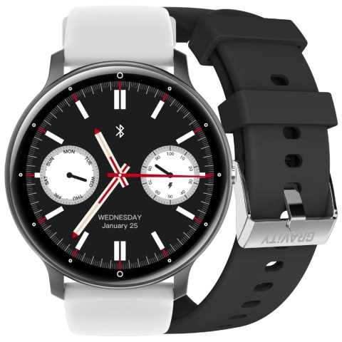 SMARTWATCH UNISEX GRAVITY GT1-4 PRO - ROZMOWY BLUETOOTH, DODATKOWY PASEK (sg027d) Gravity