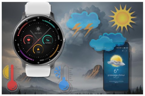 SMARTWATCH UNISEX GRAVITY GT1-4 PRO - ROZMOWY BLUETOOTH, DODATKOWY PASEK (sg027d) Gravity