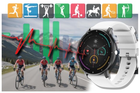 SMARTWATCH UNISEX GRAVITY GT1-4 PRO - ROZMOWY BLUETOOTH, DODATKOWY PASEK (sg027d) Gravity