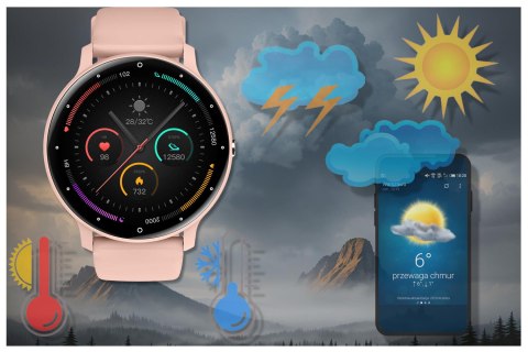 SMARTWATCH UNISEX GRAVITY GT1-5 PRO - ROZMOWY BLUETOOTH, DODATKOWY PASEK (sg027e) Gravity