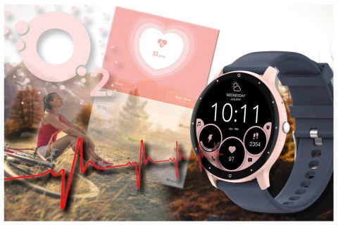 SMARTWATCH UNISEX GRAVITY GT1-7 PRO - ROZMOWY BLUETOOTH, DODATKOWY PASEK (sg027g) Gravity