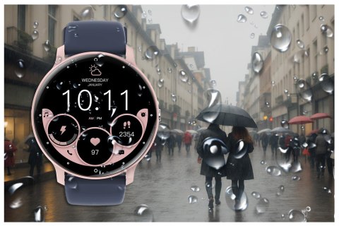 SMARTWATCH UNISEX GRAVITY GT1-7 PRO - ROZMOWY BLUETOOTH, DODATKOWY PASEK (sg027g) Gravity