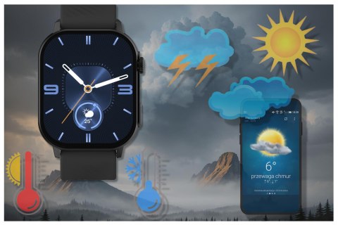 SMARTWATCH UNISEX GRAVITY GT15-1 - ROZMOWY BLUETOOTH, DODATKOWY PASEK (sg029a) Gravity