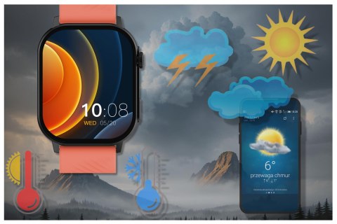 SMARTWATCH UNISEX GRAVITY GT15-3 - ROZMOWY BLUETOOTH, DODATKOWY PASEK (sg029c) Gravity