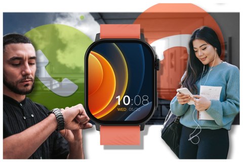 SMARTWATCH UNISEX GRAVITY GT15-3 - ROZMOWY BLUETOOTH, DODATKOWY PASEK (sg029c) Gravity