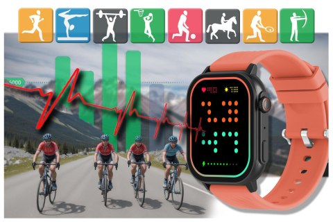 SMARTWATCH UNISEX GRAVITY GT15-3 - ROZMOWY BLUETOOTH, DODATKOWY PASEK (sg029c) Gravity