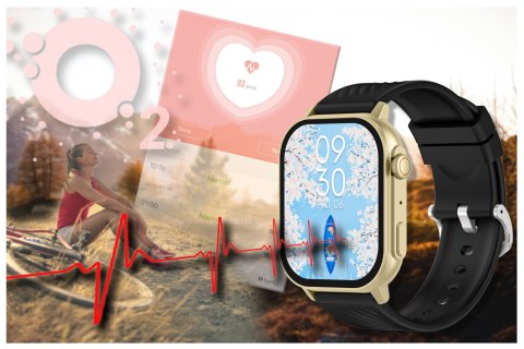 SMARTWATCH UNISEX GRAVITY GT15-6 - ROZMOWY BLUETOOTH, DODATKOWY PASEK (sg029f) Gravity