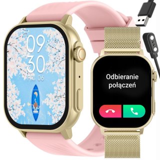 SMARTWATCH UNISEX GRAVITY GT15-7 - ROZMOWY BLUETOOTH, DODATKOWY PASEK (sg029g) Gravity