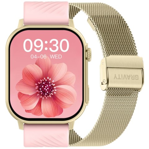 SMARTWATCH UNISEX GRAVITY GT15-7 - ROZMOWY BLUETOOTH, DODATKOWY PASEK (sg029g) Gravity