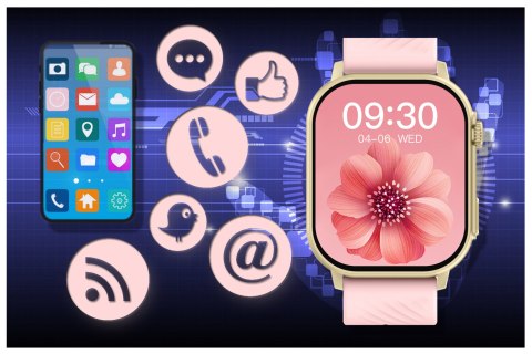SMARTWATCH UNISEX GRAVITY GT15-7 - ROZMOWY BLUETOOTH, DODATKOWY PASEK (sg029g) Gravity