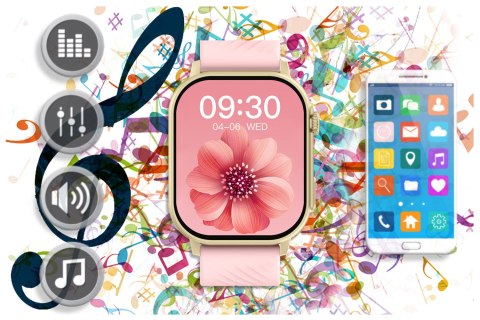 SMARTWATCH UNISEX GRAVITY GT15-7 - ROZMOWY BLUETOOTH, DODATKOWY PASEK (sg029g) Gravity