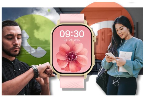 SMARTWATCH UNISEX GRAVITY GT15-7 - ROZMOWY BLUETOOTH, DODATKOWY PASEK (sg029g) Gravity
