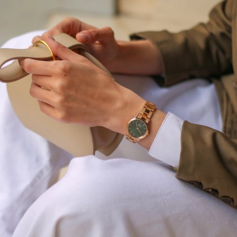 ZEGAREK DAMSKI DANIEL WELLINGTON DW00100421 Iconic Emerald 28mm + BOX Daniel Wellington