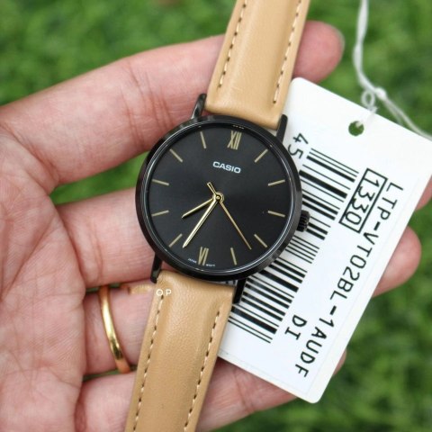 ZEGAREK DAMSKI CASIO LTP-VT02BL-1A KLASYKA + BOX Casio