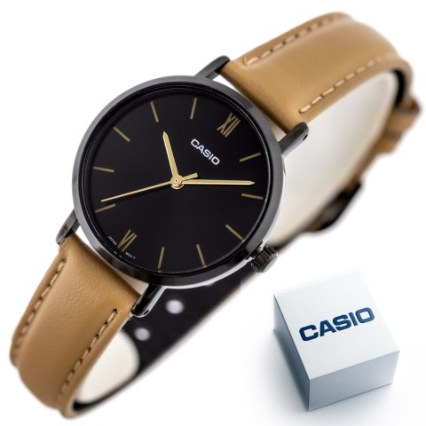 ZEGAREK DAMSKI CASIO LTP-VT02BL-1A KLASYKA + BOX Casio