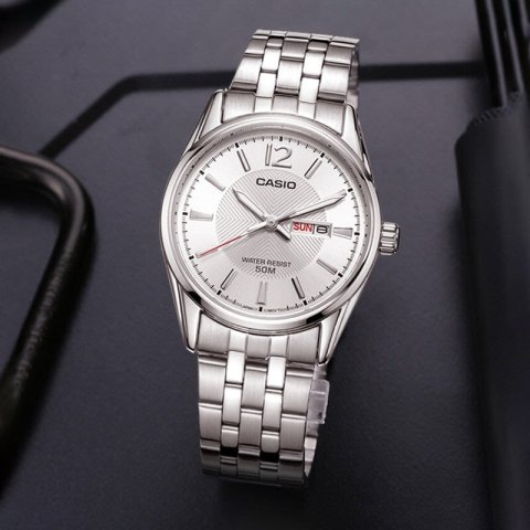 ZEGAREK MĘSKI CASIO MTP-1335D-7A (zd026d) + BOX Casio