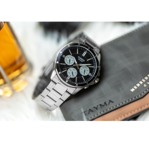 ZEGAREK MĘSKI CASIO MTP-1374D-1A3 (zd063i) + BOX Casio